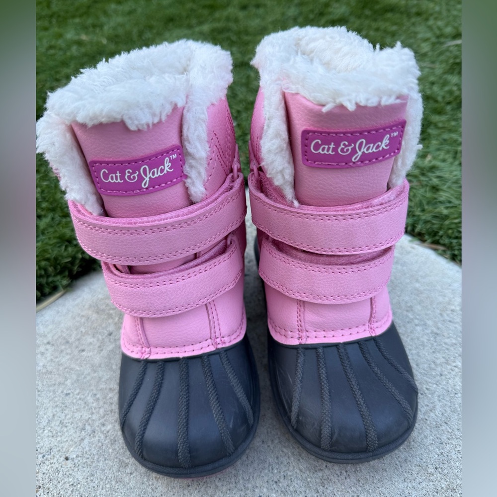 Little Girls Snow Boots- Barely worn